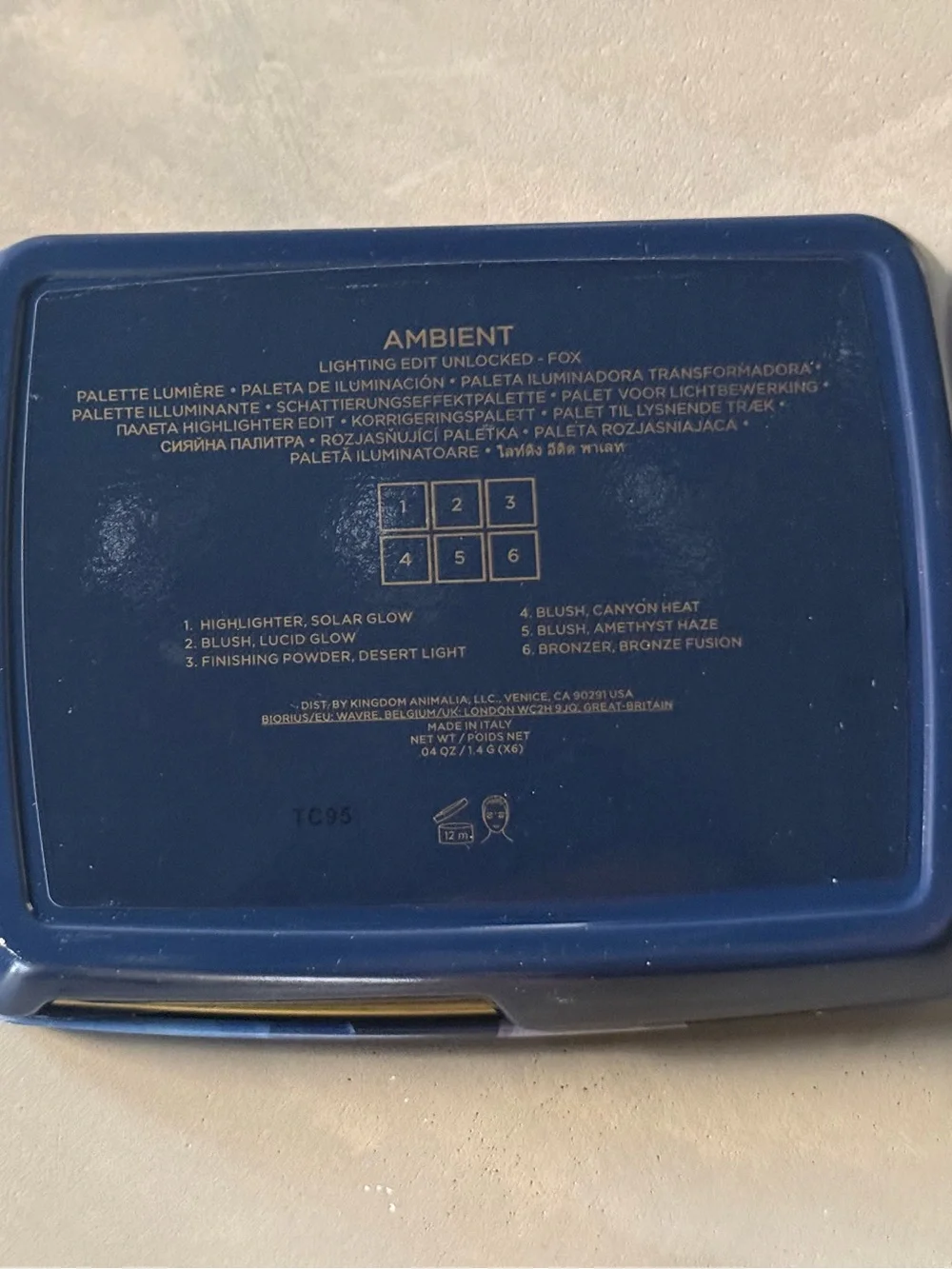 Hourglass Ambient Lighting Edit Unlocked Palette — Fox
